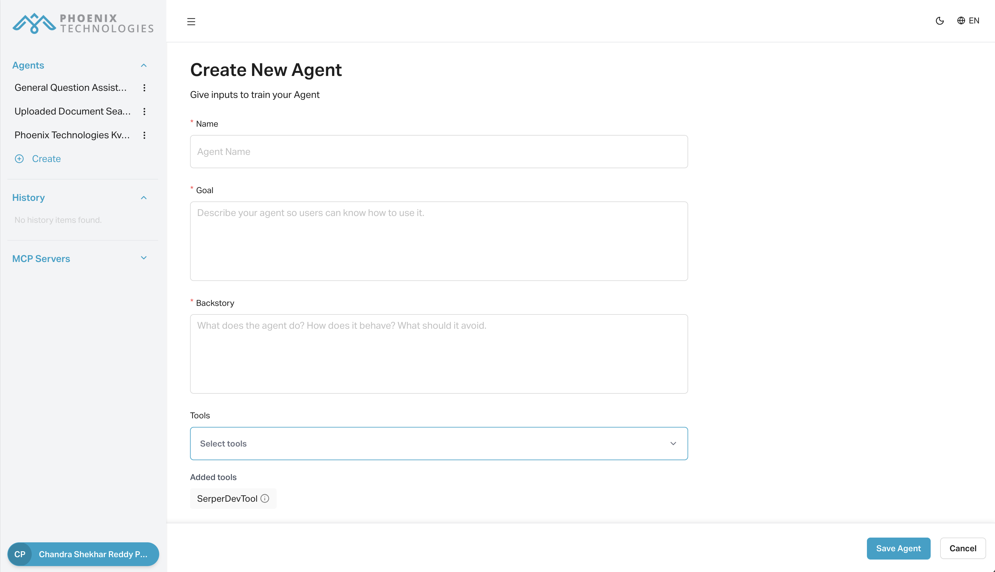 Fill Agent Fields